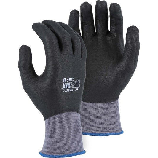 3228F Majestic Full Dip Micro Foam Nitrile Palm Coated Glove — 12 Pairs or 144 Pairs — FREE SHIPPING*