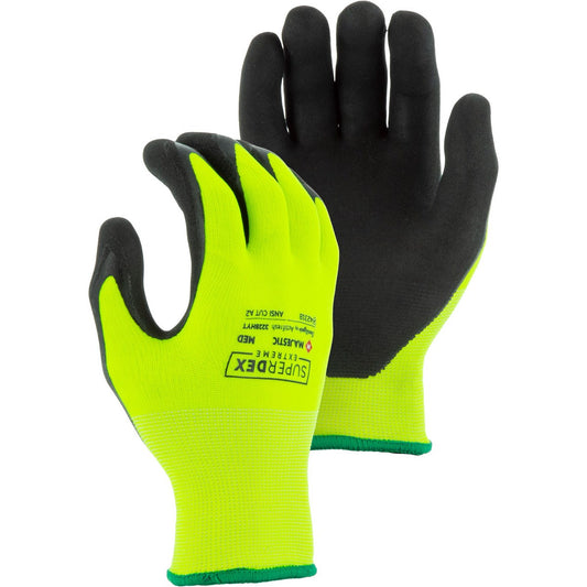3228HYT Majestic Cold Weather Nitrile Palm Glove with Hi-Viz Liner — 12 Pairs or 144 Pairs — FREE SHIPPING*