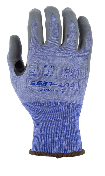 33-1465 Majestic Cut-Less Korplex Glove with Foam Nitrile Palm, 18g, ANSI A4