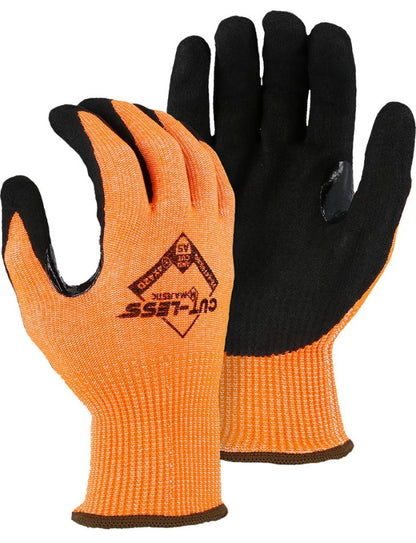 33-4476 Majestic Cut-Less Korplex Glove with Sandy Nitrile Palm, 13g, ANSI A5 — 12 Pairs or 120 Pairs —  FREE SHIPPING*