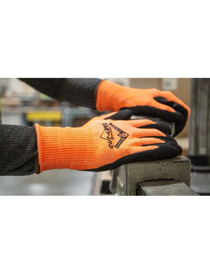 33-4476 Majestic Cut-Less Korplex Glove with Sandy Nitrile Palm, 13g, ANSI A5 — 12 Pairs or 120 Pairs —  FREE SHIPPING*