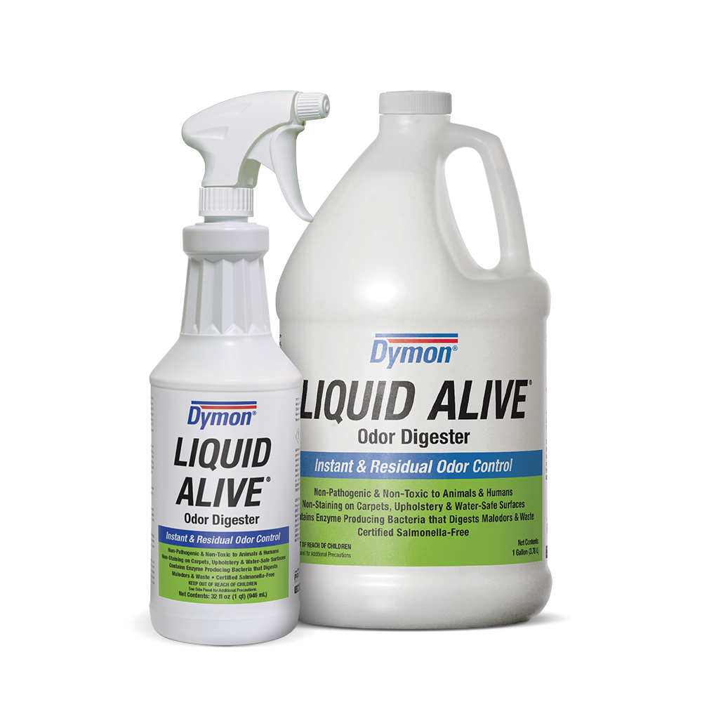 Dymon LIQUID ALIVE® Odor Digester, Instant & Residual Odor Control