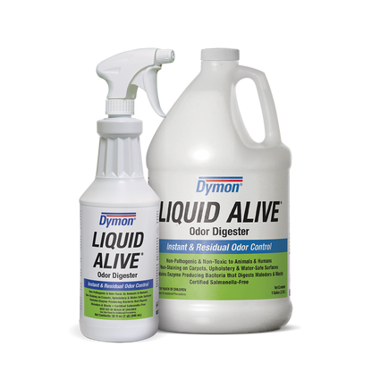 Dymon LIQUID ALIVE® Odor Digester, Instant & Residual Odor Control