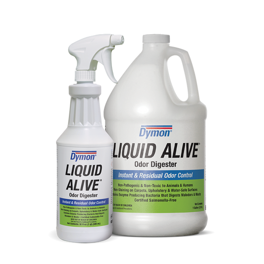 Dymon LIQUID ALIVE® Odor Digester, Instant & Residual Odor Control