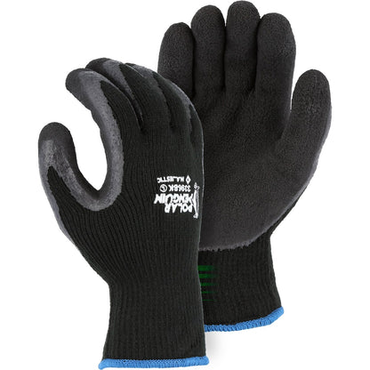3396BK Majestic Polar Penguin® Winter Lined Glove w Foam Latex Palm — 12 Pairs or 144 Pairs — FREE SHIPPING*