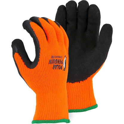 3396BK Majestic Polar Penguin® Winter Lined Glove w Foam Latex Palm — 12 Pairs or 144 Pairs — FREE SHIPPING*