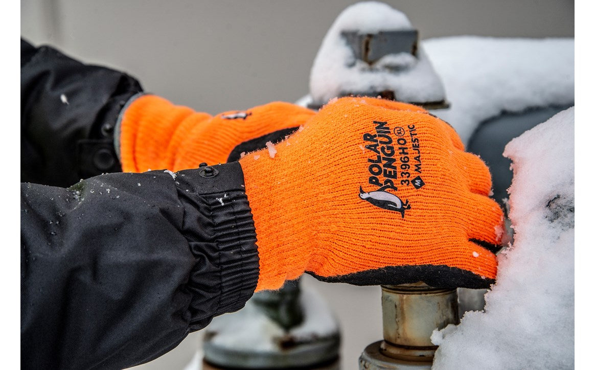 3396HOT Majestic Polar Penguin® Winter Lined Glove w Foam Latex Palm — 12 Pairs or 144 Pairs — FREE SHIPPING*