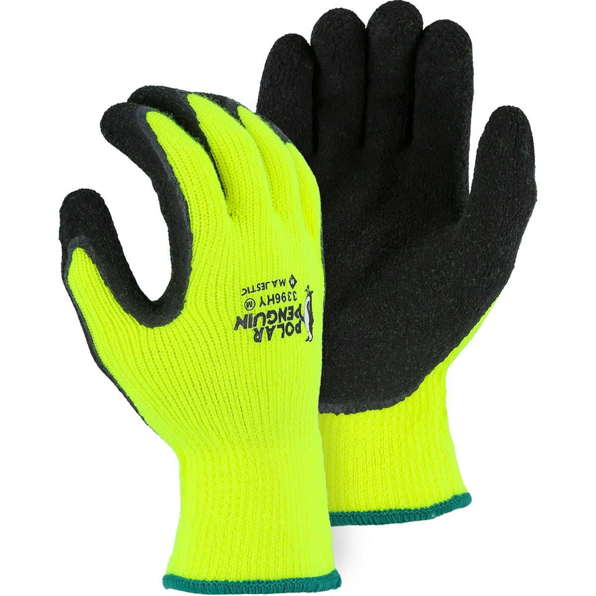 3396HOT Majestic Polar Penguin® Winter Lined Glove w Foam Latex Palm — 12 Pairs or 144 Pairs — FREE SHIPPING*