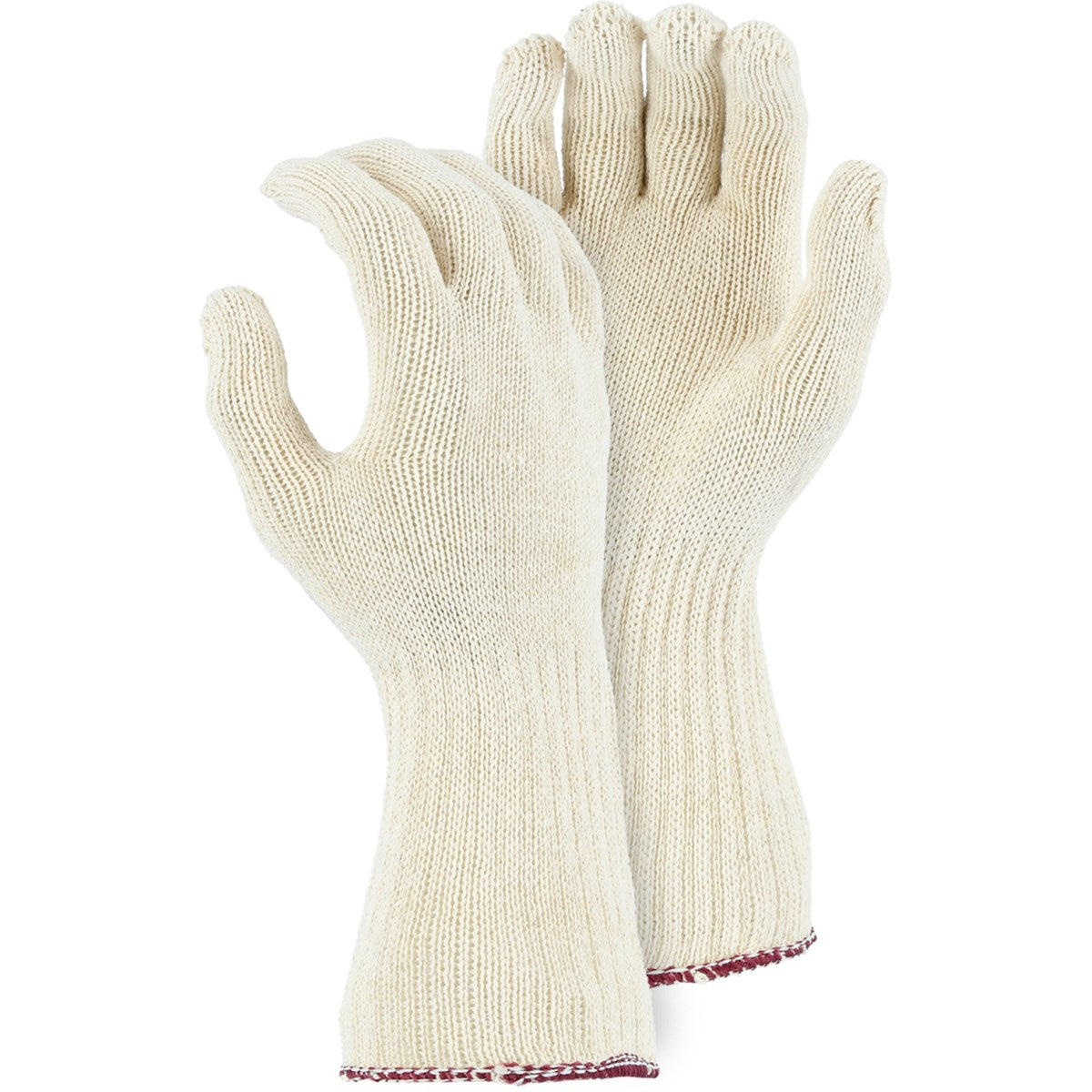 3403EL Majestic Medium Weight 100% Cotton Knit Glove w  Long Cuff — 12 Pairs or 360 Pairs — FREE SHIPPING*