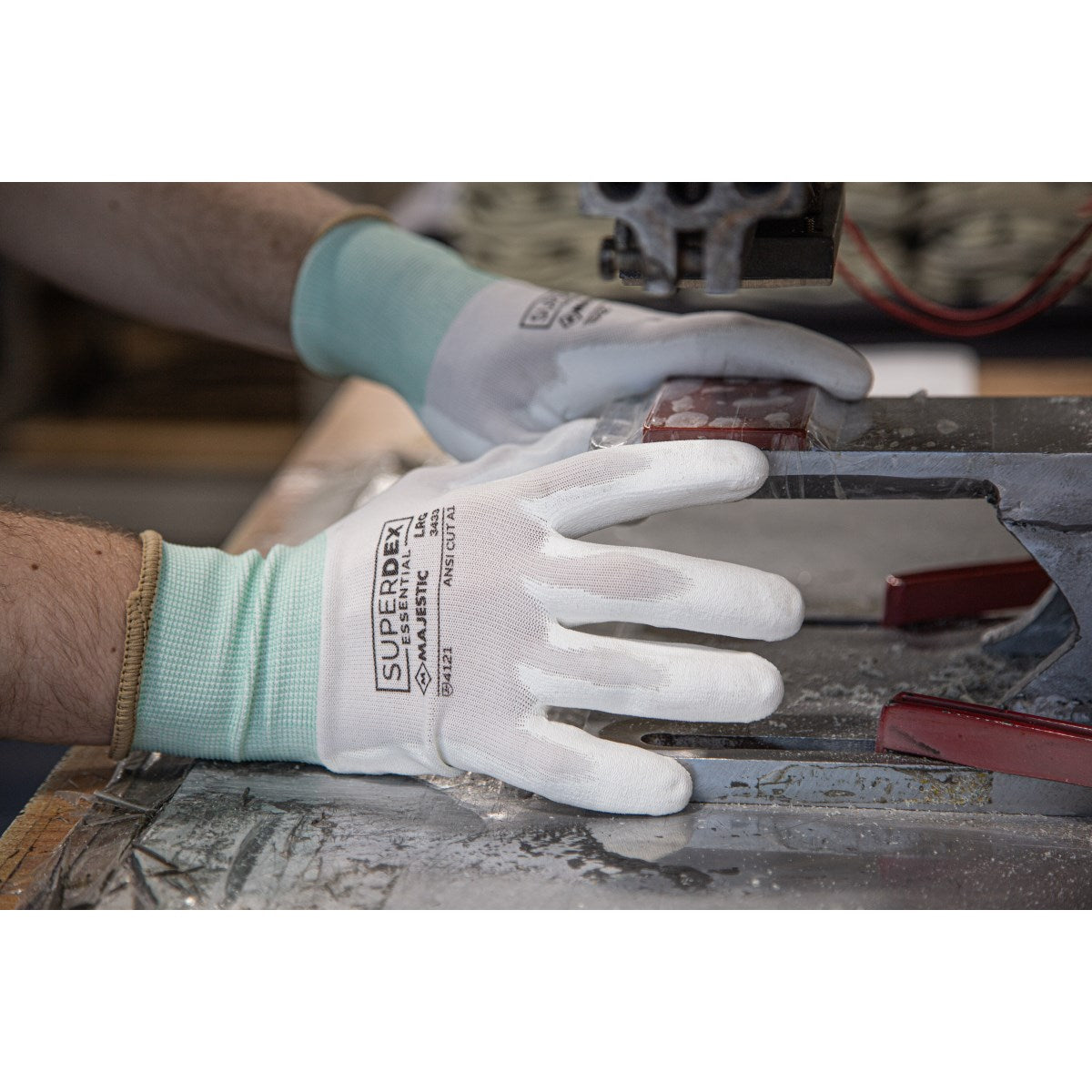 3434 Majestic Polyurethane Palm Coated Glove on Nylon Liner — 12 Pairs or 240 Pairs — FREE SHIPPING*