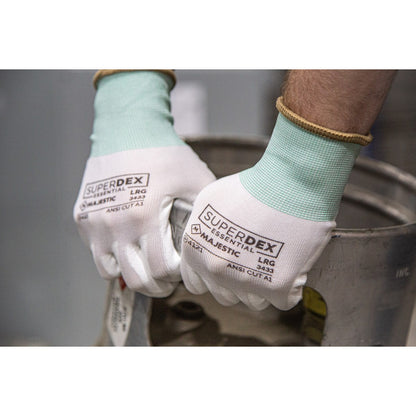 3434 Majestic Polyurethane Palm Coated Glove on Nylon Liner — 12 Pairs or 240 Pairs — FREE SHIPPING*