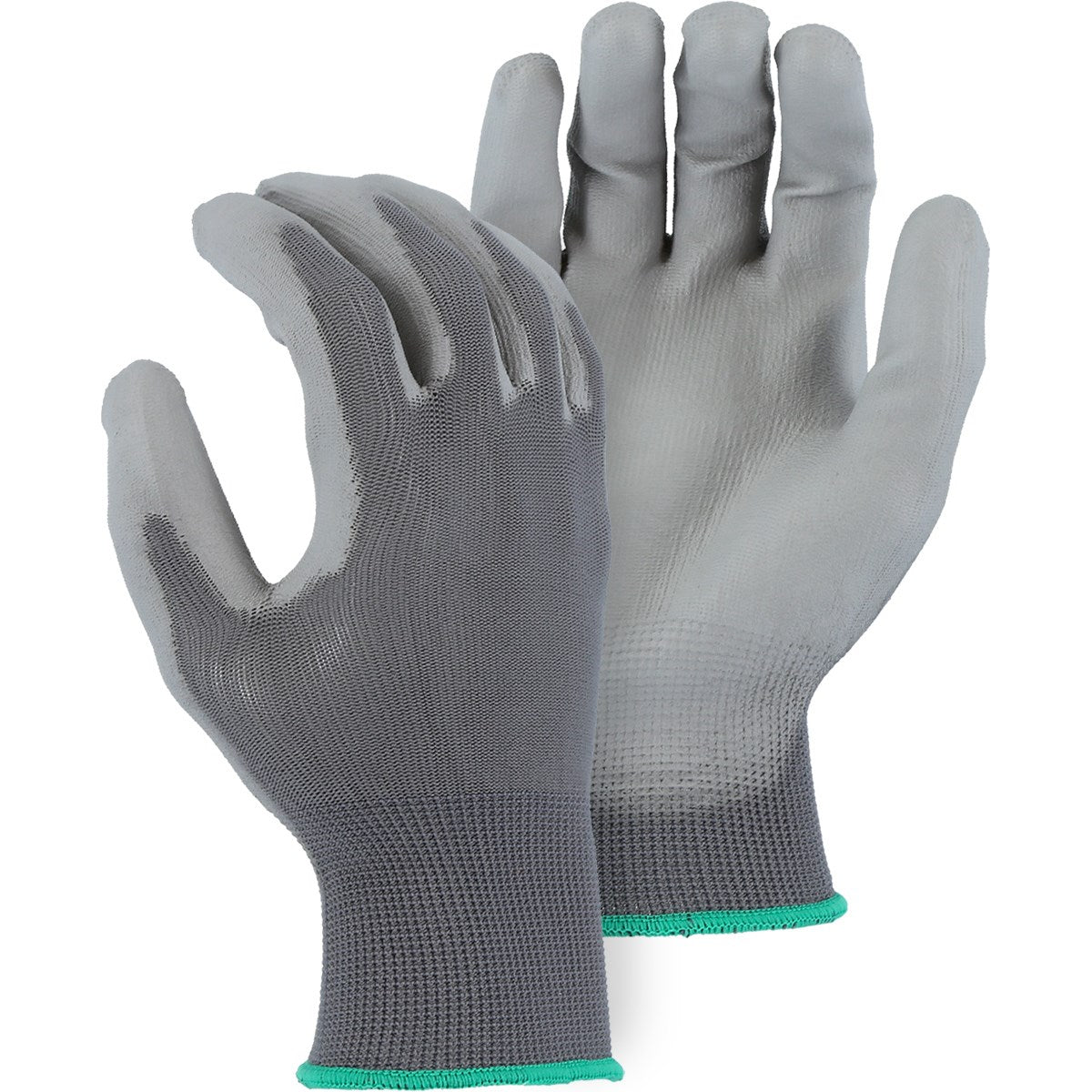 3434A Majestic Polyurethane Palm Coated on Knit Polyester Liner — 12 Pairs or 240 Pairs — FREE SHIPPING*