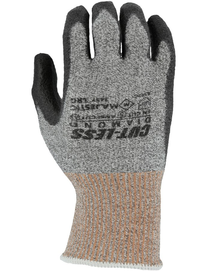 3437 Majestic Cut-Less Dyneema Glove with Polyurethane Palm, 13g, ANSI A3 — 12 Pairs or 120 Pairs — FREE SHIPPING*