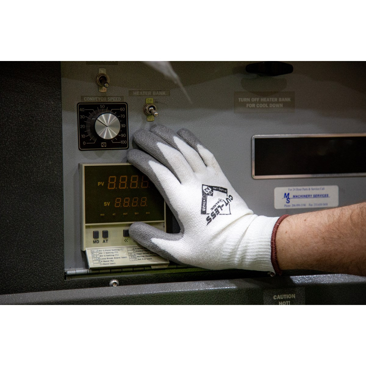 35-1306 Majestic Cut-Less® Knit Glove w Polyurethane Palm — 12 Pairs or 120 Pairs — FREE SHIPPING*