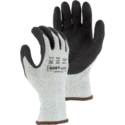 35-1550 Majestic Cut-Less Watchdog® Knit Glove w Crinkle Latex Palm — 12 Pairs or 120 Pairs — FREE SHIPPING*