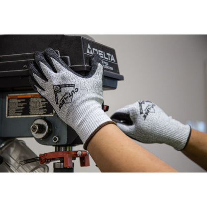 35-1550 Majestic Cut-Less Watchdog® Knit Glove w Crinkle Latex Palm — 12 Pairs or 120 Pairs — FREE SHIPPING*