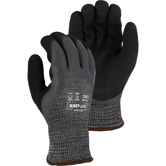 35-1587 Majestic Cut-Less® Winter Lined Glove w Korplex® Latex Palm, A5 — 12 Pairs or 120 Pairs — FREE SHIPPING*