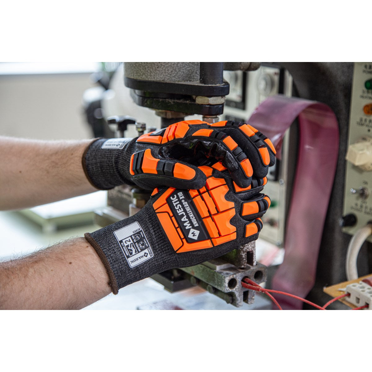 35-5465 Majestic X15 Cut & Impact Resistant w/ Premium Foam Nitrile Coating — 12 Pairs or 72 Pairs — FREE SHIPPING*