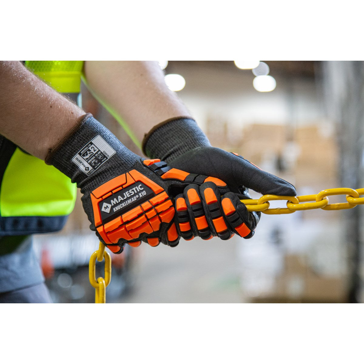 35-5465 Majestic X15 Cut & Impact Resistant w/ Premium Foam Nitrile Coating — 12 Pairs or 72 Pairs — FREE SHIPPING*