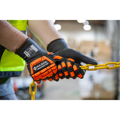 35-5465 Majestic X15 Cut & Impact Resistant w/ Premium Foam Nitrile Coating — 12 Pairs or 72 Pairs — FREE SHIPPING*