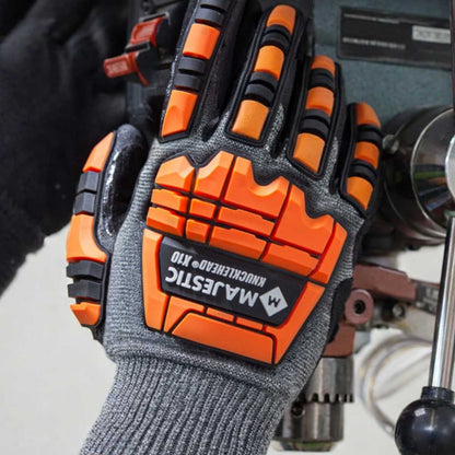 35-5575 Majestic X-15® Cut & Impact Resistant w Sandy Nitrile Coating — 12 Pairs or 120 Pairs — FREE SHIPPING*