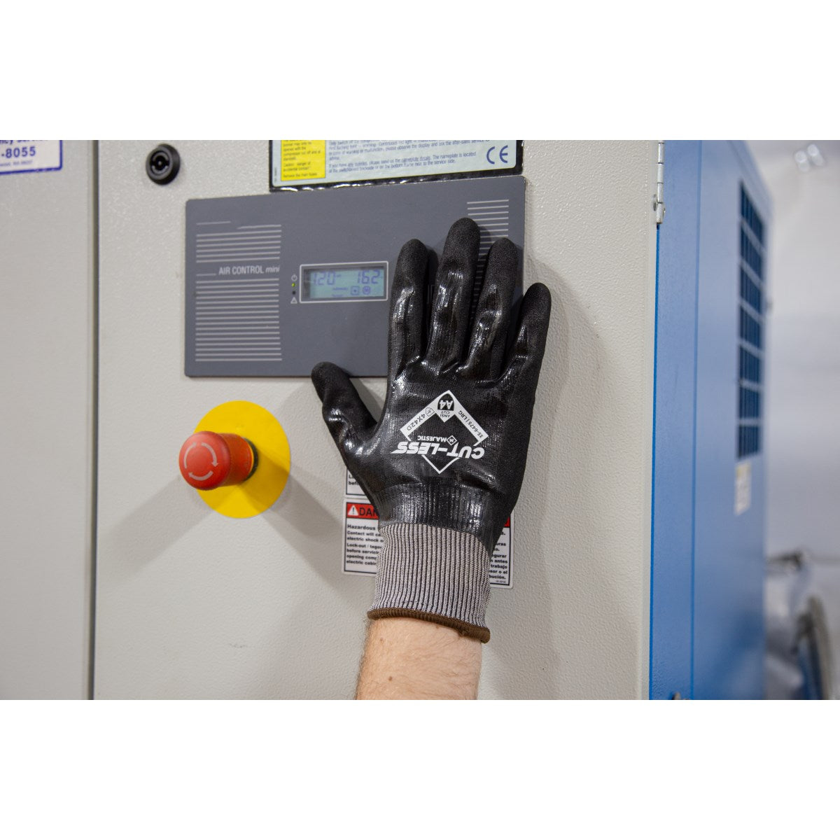 35-6475 Majestic Cut-Less w Sandy Nitrile Palm over Closed-Cell Nitrile — 12 Pairs or 120 Pairs — FREE SHIPPING*