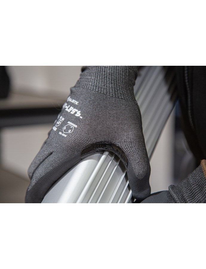 35-7465 Majestic Cut-Less Korplex™ Glove with Foam Nitrile Palm, 18-Gauge, ANSI CUT LEVEL A4, Black/Gray: 1/dz or 10/dz