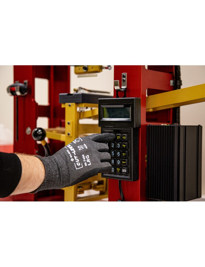 35-7465 Majestic Cut-Less Korplex™ Glove with Foam Nitrile Palm, 18-Gauge, ANSI CUT LEVEL A4, Black/Gray: 1/dz or 10/dz