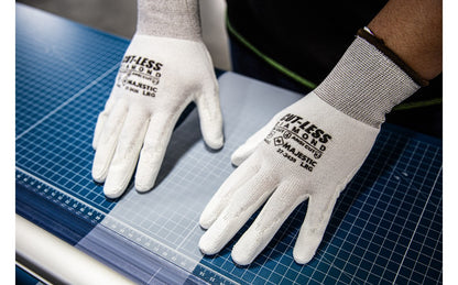 37-3435 Majestic Cut-Less Diamond® Knit Glove w Polyurethane Palm — 12 Pairs or 120 Pairs — FREE SHIPPING*