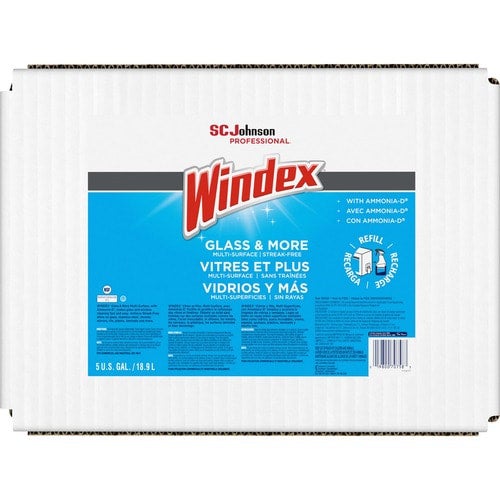 SC Johnson Professional® Windex® Glass & More Streak-Free Cleaner with Ammonia D - 5 Gal Dispenser Box
