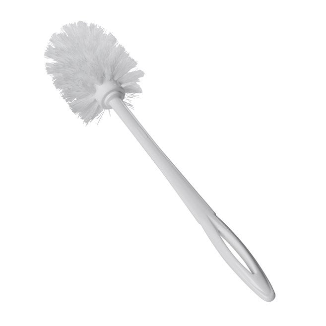 Rubbermaid Commercial Products 15" Toilet Bowl Brush, Plastic Handle, Polypropylene Fill, White - 1/ea