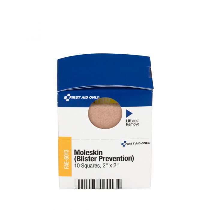 FAE-6013 SmartCompliance First Aid Kit Refill, Moleskin/Blister Protection, 2" Squares - 10/bx