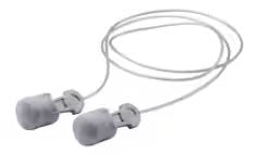 P1401 3M™ E-A-R™ Pistonz™ Earplugs, NRR 29 dB, Corded, Gray — 100 pairs