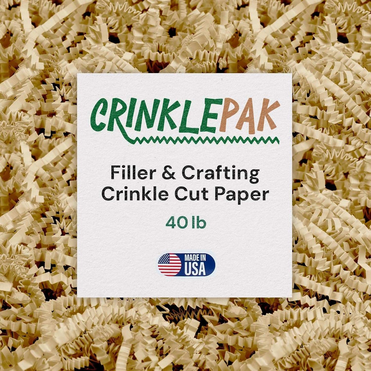 Crinkle Paper 40LB Ivory