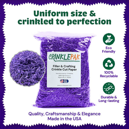 40lb Purple Crinkle Paper