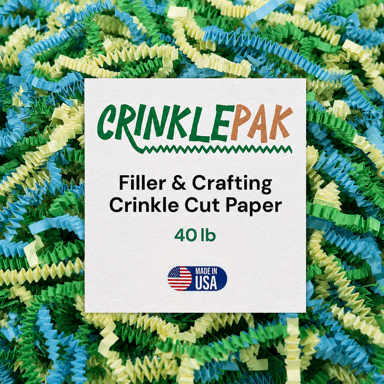 CrinklePak Crinkle Paper 40Lb Spring Mix
