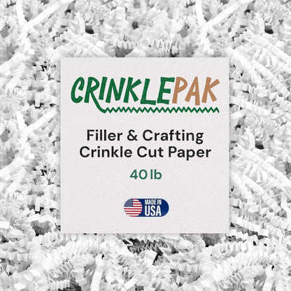 White Crinkle Paper 40 LB