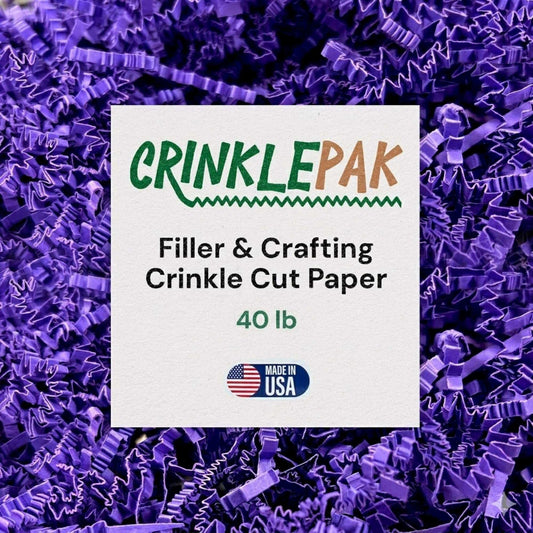 40lb Purple Crinkle Paper