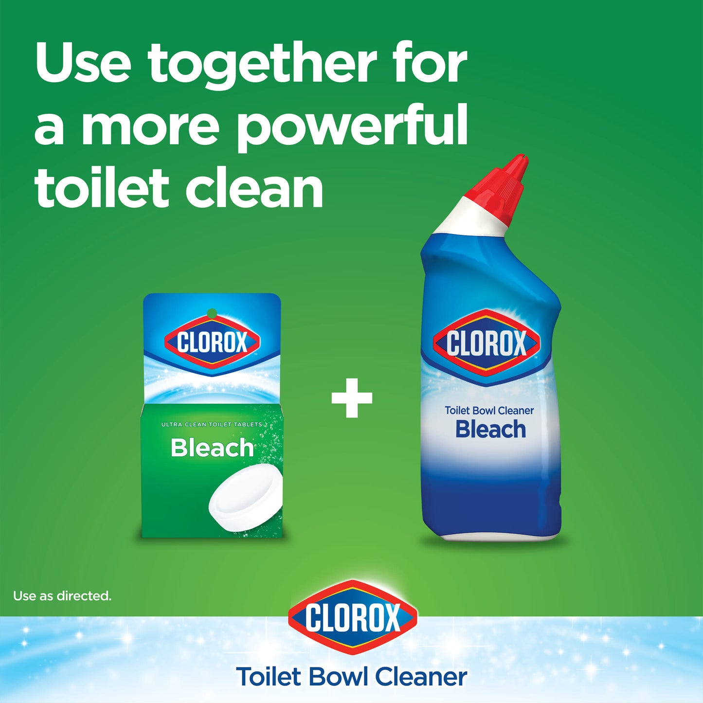 Clorox Automatic Toilet Bowl Cleaner, Ultra Clean Toilet Tank Tablets with Bleach, 3.5 oz Tablets - 12 per case — FREE SHIPPING*