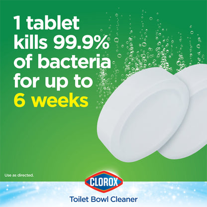 Clorox Automatic Toilet Bowl Cleaner, Ultra Clean Toilet Tank Tablets with Bleach, 3.5 oz Tablets - 12 per case — FREE SHIPPING*
