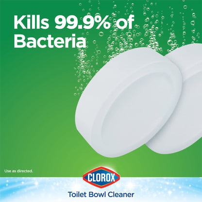 Clorox Automatic Toilet Bowl Cleaner, Ultra Clean Toilet Tank Tablets with Bleach, 3.5 oz Tablets - 12 per case — FREE SHIPPING*
