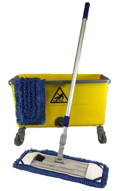 153342MPK Better Brush Premium Microfiber Pocket Mop Kit with 42L Bucket, 17" Blue, Green & Red Pocket Mop Pads, Frame, and Telescopic Handle — FREE SHIPPING*