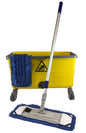 153342MPK Better Brush Premium Microfiber Pocket Mop Kit with 42L Bucket, 17" Blue, Green & Red Pocket Mop Pads, Frame, and Telescopic Handle — FREE SHIPPING*