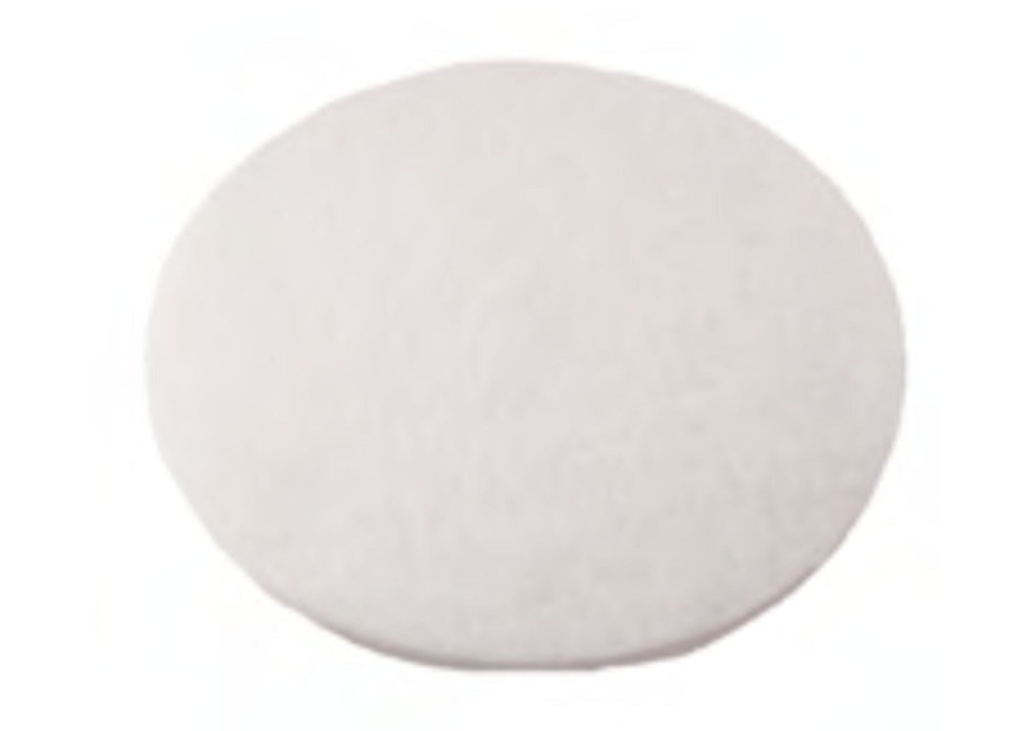 Performance Plus™ 17" or 20" Polishing Floor Pad, Round, White - 5/cs