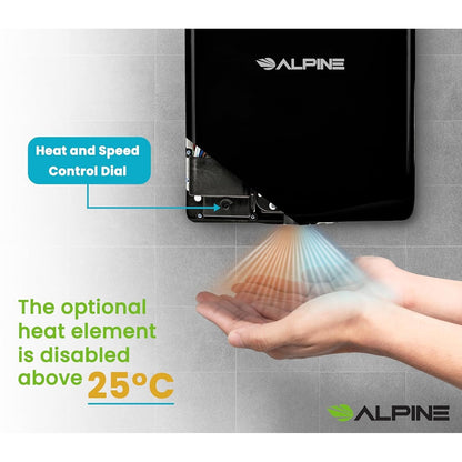Willow High Speed Commercial Hand Dryer, 120V, Black — FREE SHIPPING*