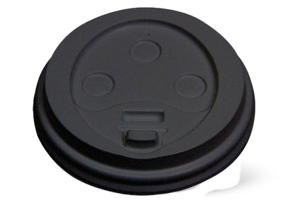 Empress™ Dome Lid for Paper Hot Cups, Black (2 sizes available) - 1000/cs