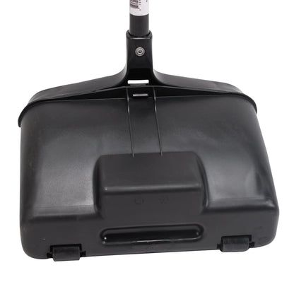 Performance Plus™ Lobby Dust Pan w/ 36" Metal Handle, Black - 1/ea