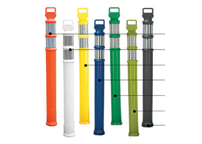 CORTINA 45“ EZ Grab Flared DELINEATOR Post With 3” HIP Collars, Choose Your Color
