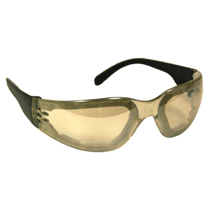 Cordova Bulldog Pro-Framers™ Safety Glasses, Single Wrap-Around Scratch-Resistant Lens w/EVA FOAM SEAL, Vented Anti-Fog, Choose Your Lens