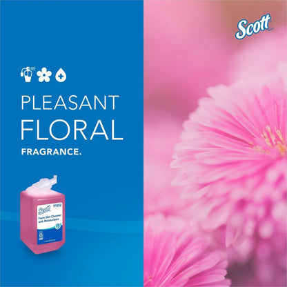 Scott® FOAM Skin Cleanser w/Moisturizers, Cassette Refill for Scott® or Kimberly Clark Manual Skin Care Dispensers - 6/cs